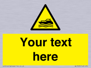 Custom Warning motorised watercraft